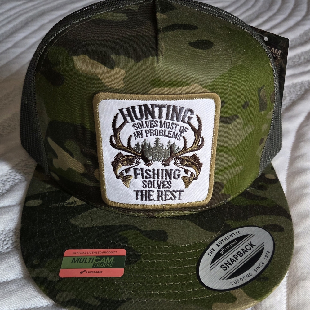 Multicam Camo Snapback Hat